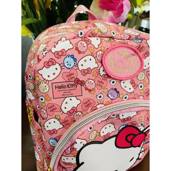 Girl Hello Kitty Cartoon Small Backpack Satchel Shoulder Bag Gift Student 12X11 - Picture 4 of 10